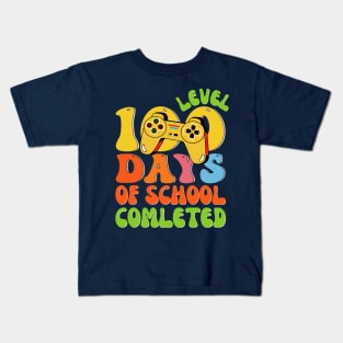 Level 100 Days Of School Completed Kids T-Shirt